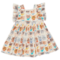 Girls Elsie Dress - Cool Cats