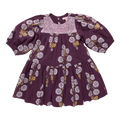 Girls Fiona Dress - Plum Buttercup Floral