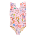 Girls Katniss Suit - Watercolor Bows
