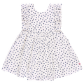 Girls Marceline Dress - Cream Ditsy Stars