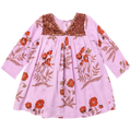 Girls Courtney Dress - Lavender Poppy