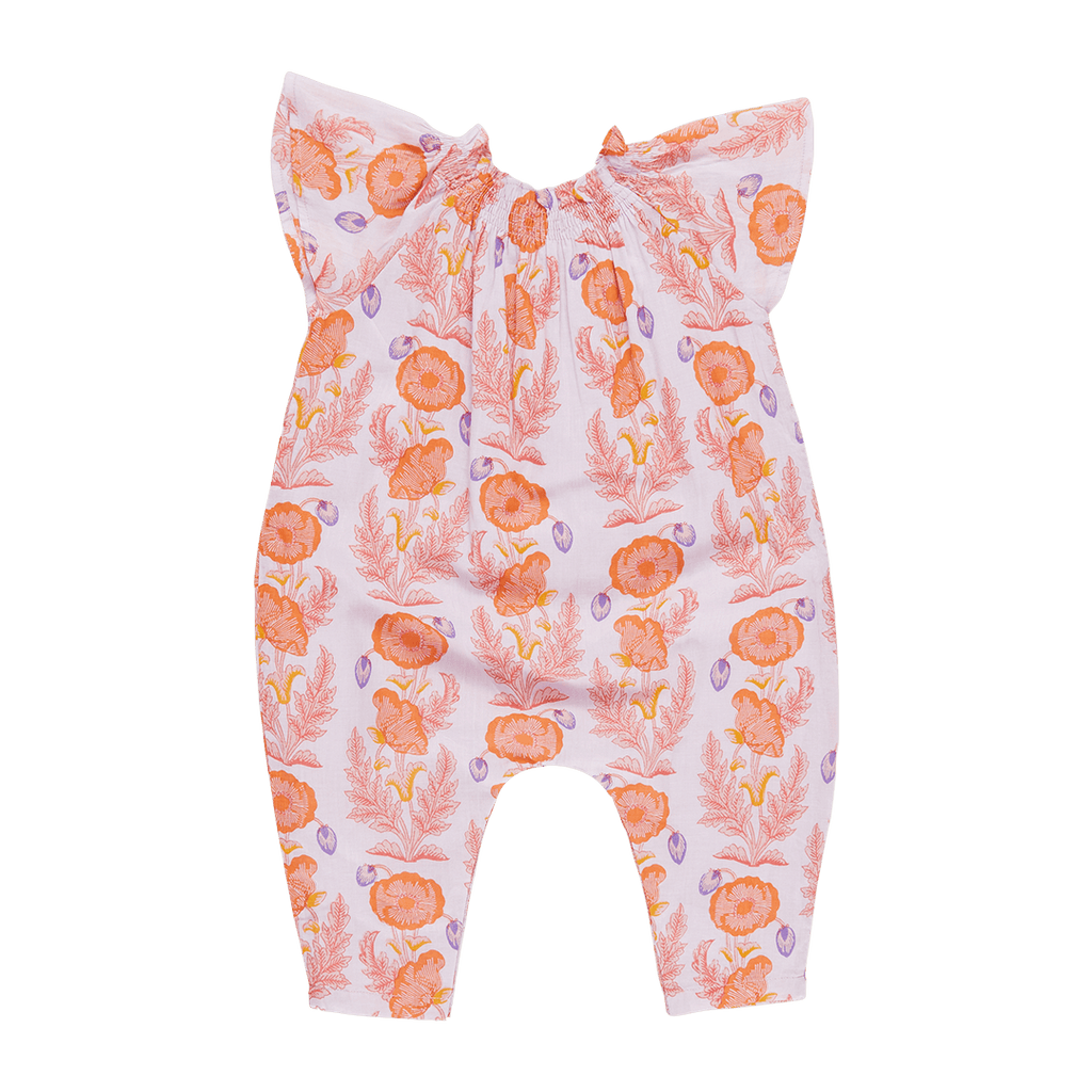 Baby Girls Willow Jumper - Purple Gilded Floral