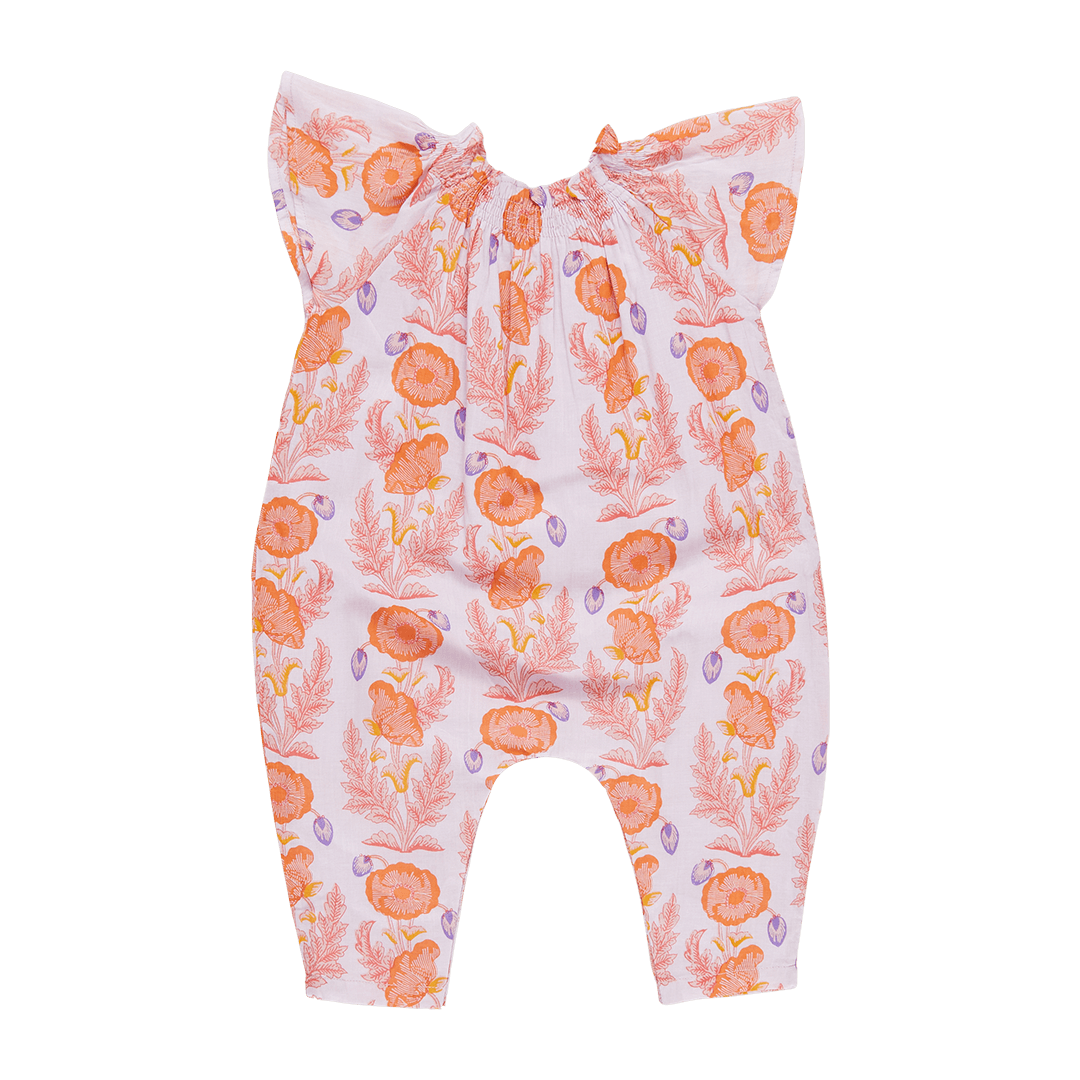 Baby Girls Willow Jumper - Purple Gilded Floral