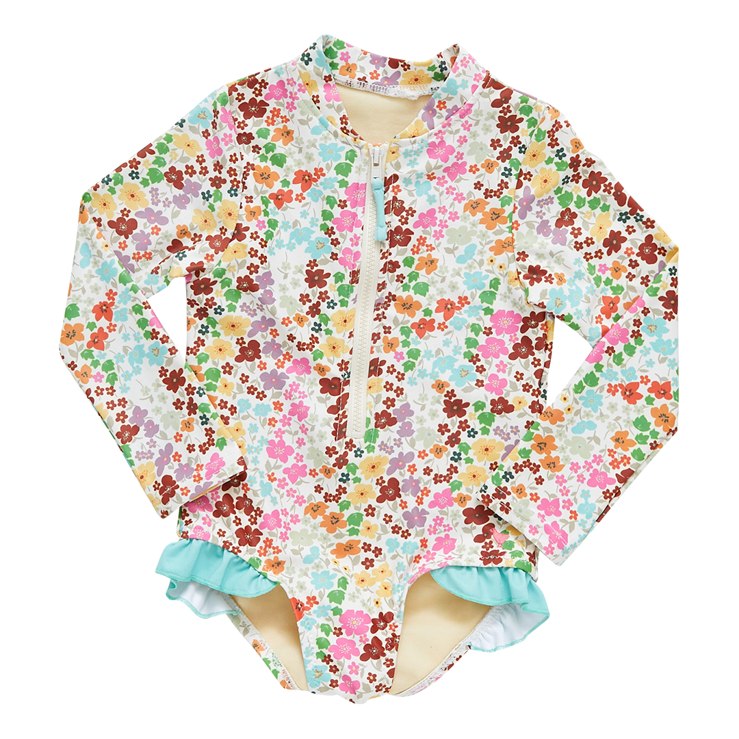 Girls Arden Suit - Multi Ditsy Floral