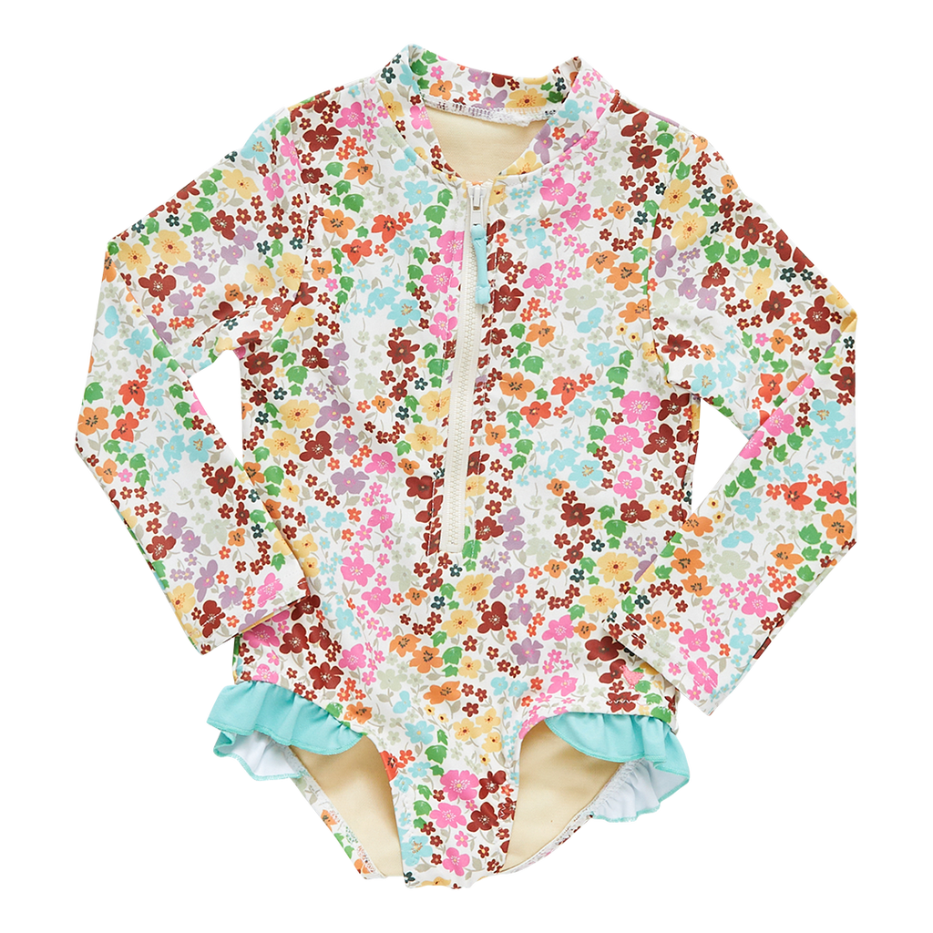 Girls Arden Suit - Multi Ditsy Floral