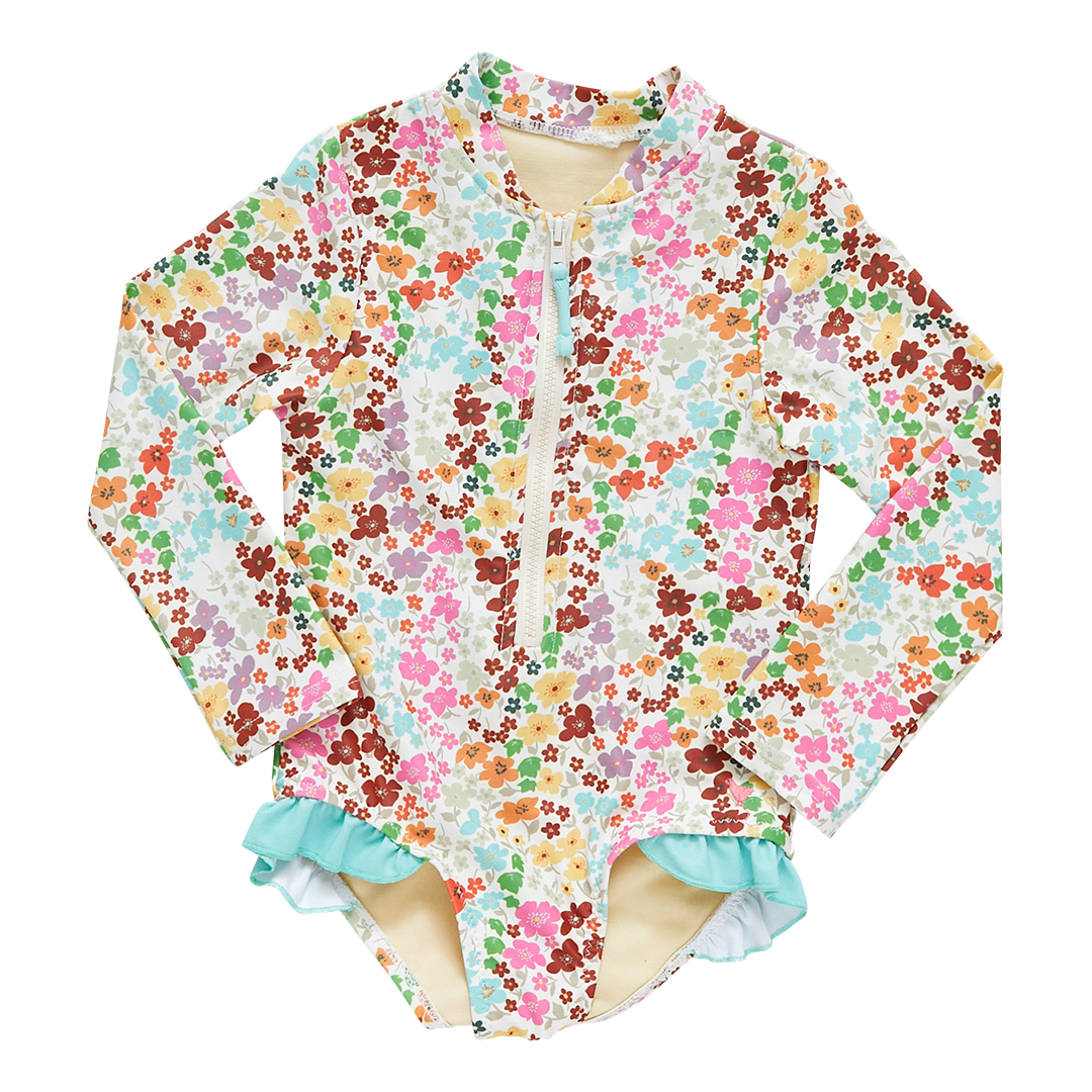Girls Arden Suit - Multi Ditsy Floral