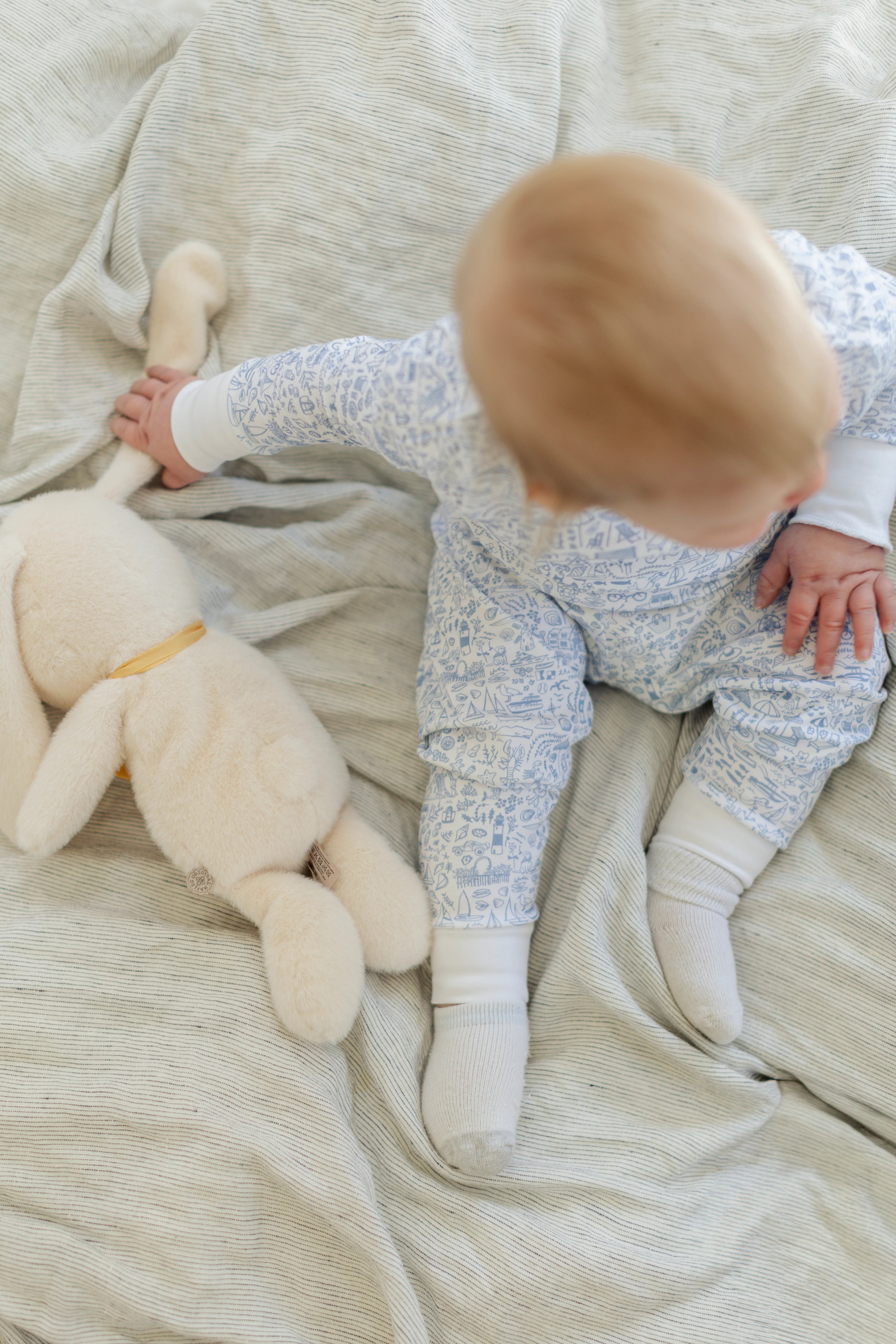 Seaside Zip Baby Onesie