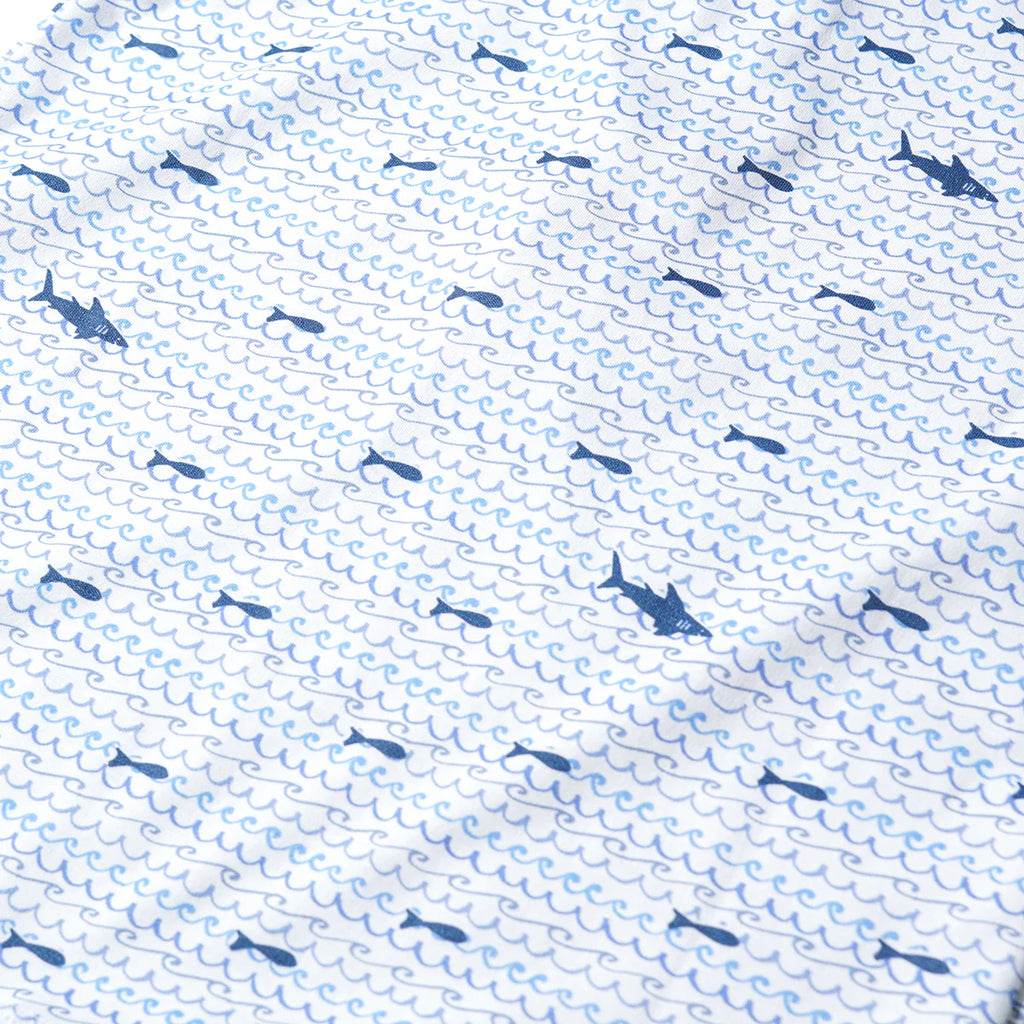 Sharks Zip Baby Onesie