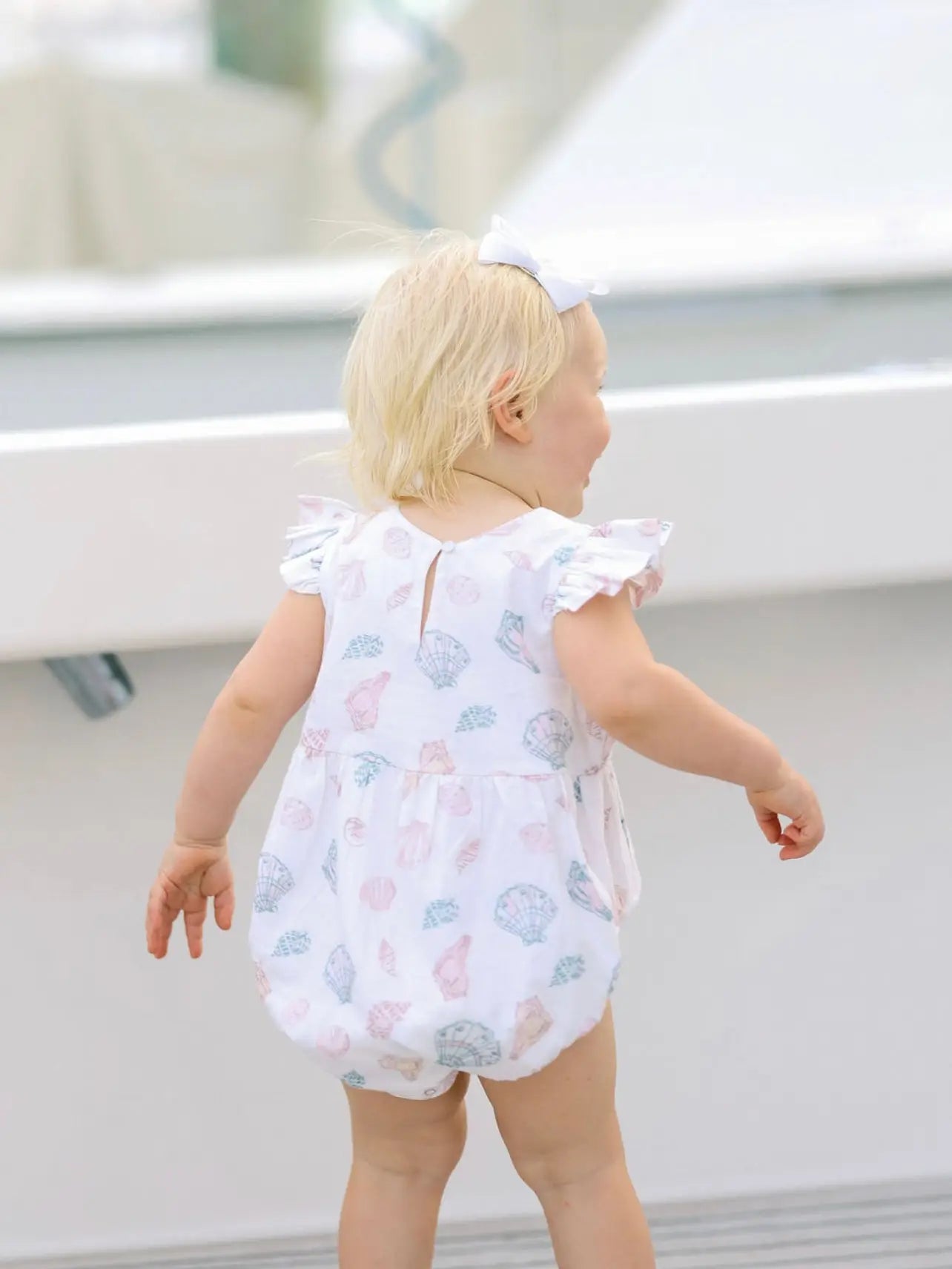 Pearl Sunsuit in Seashell