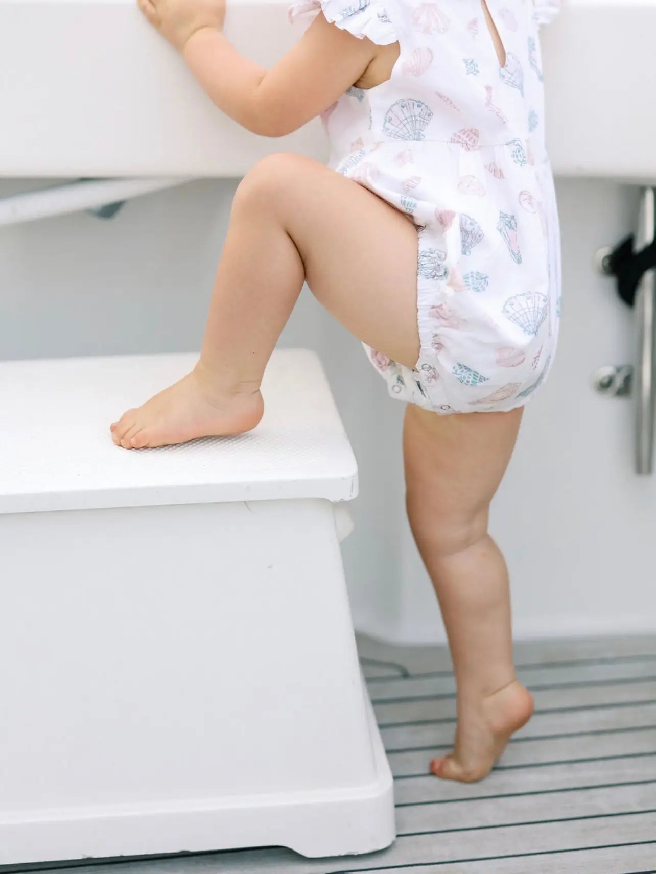 Pearl Sunsuit in Seashell