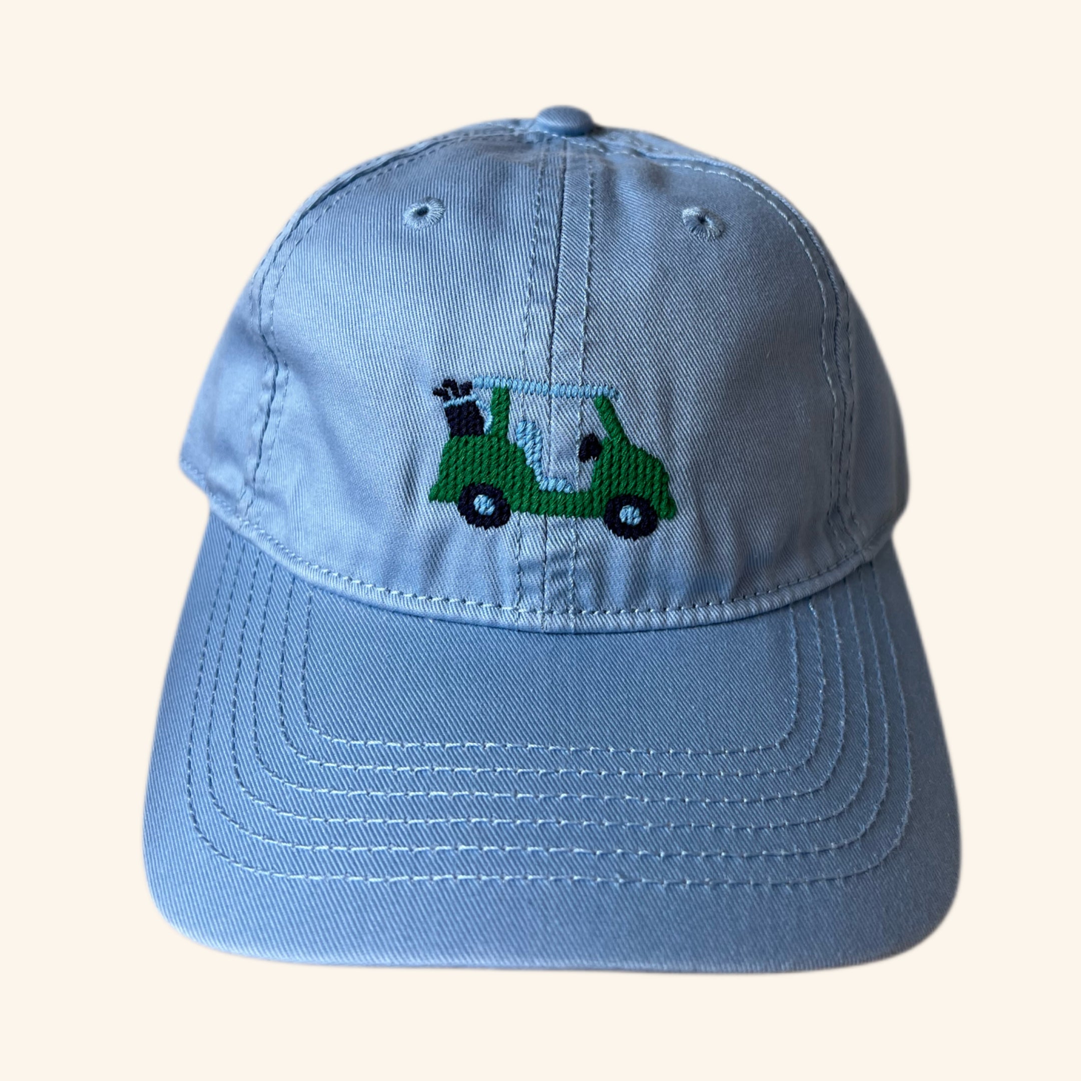 Kids Golf Cart Hat - Light Blue