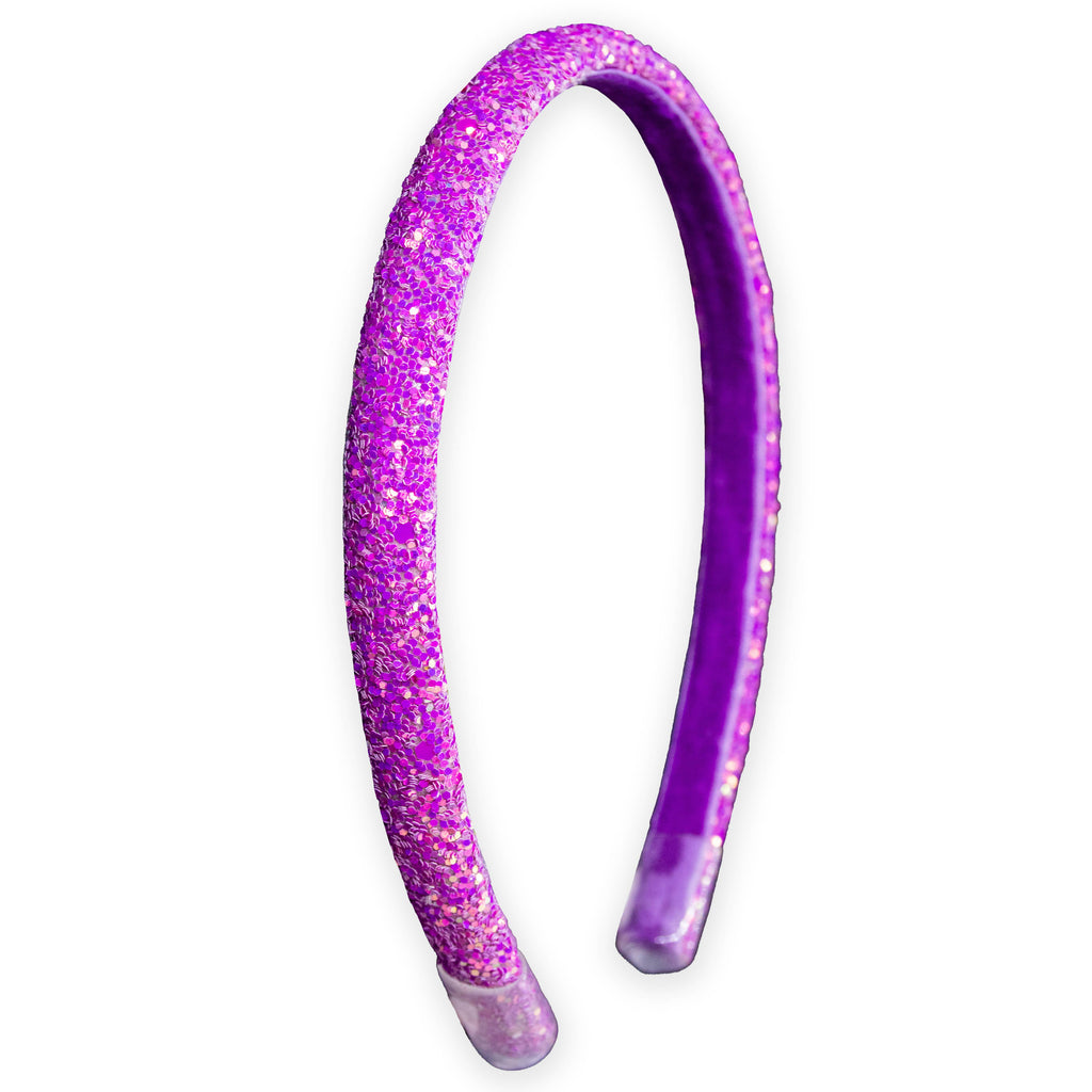 Thin Glitter Headband | Pink