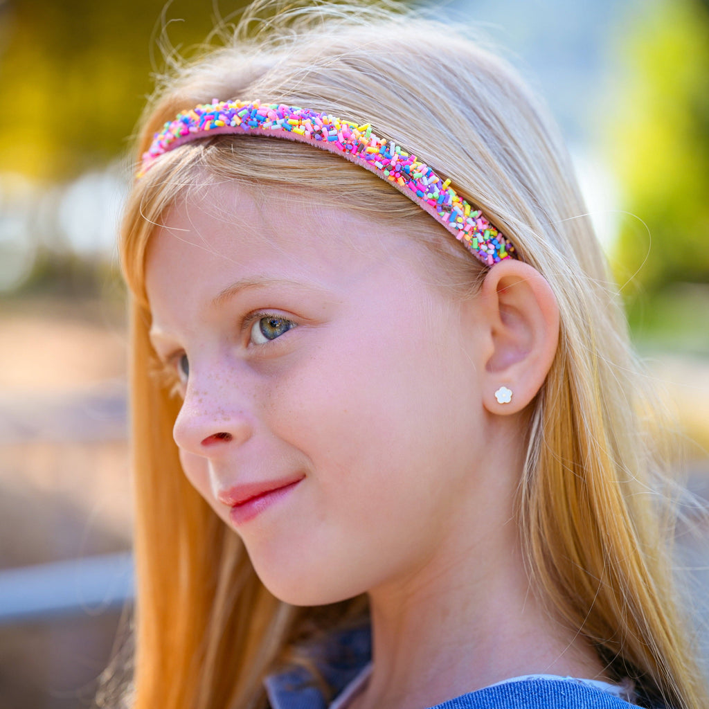Thin Sprinkle Headband | Rainbow