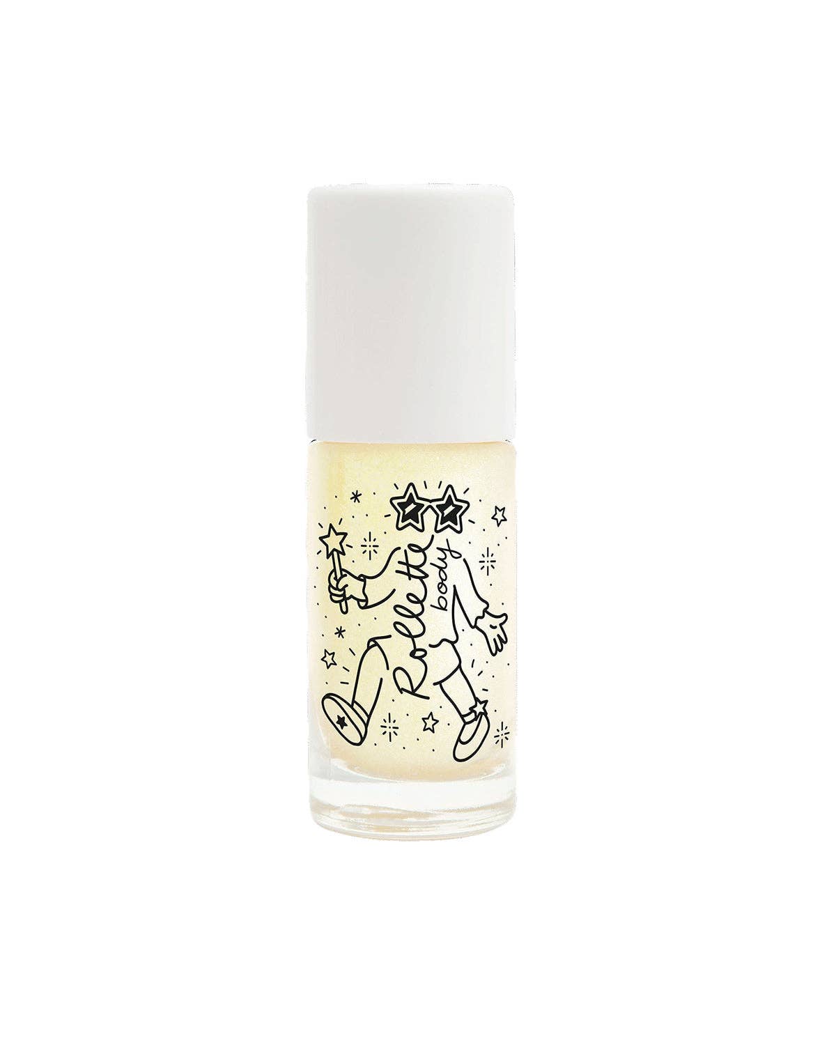 Body Glitter Roll-On | White Gold