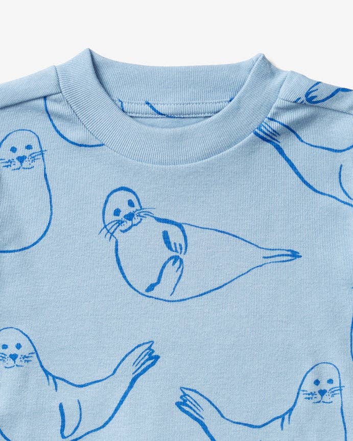 Pajama Set - Harbor Seal | Sky