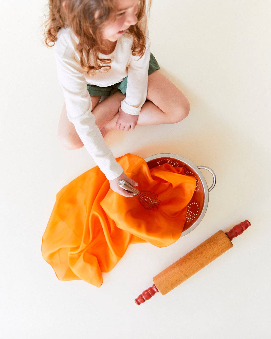 Playsilks - Open-Ended 100% Silk, Natural Waldorf Toys: Rose