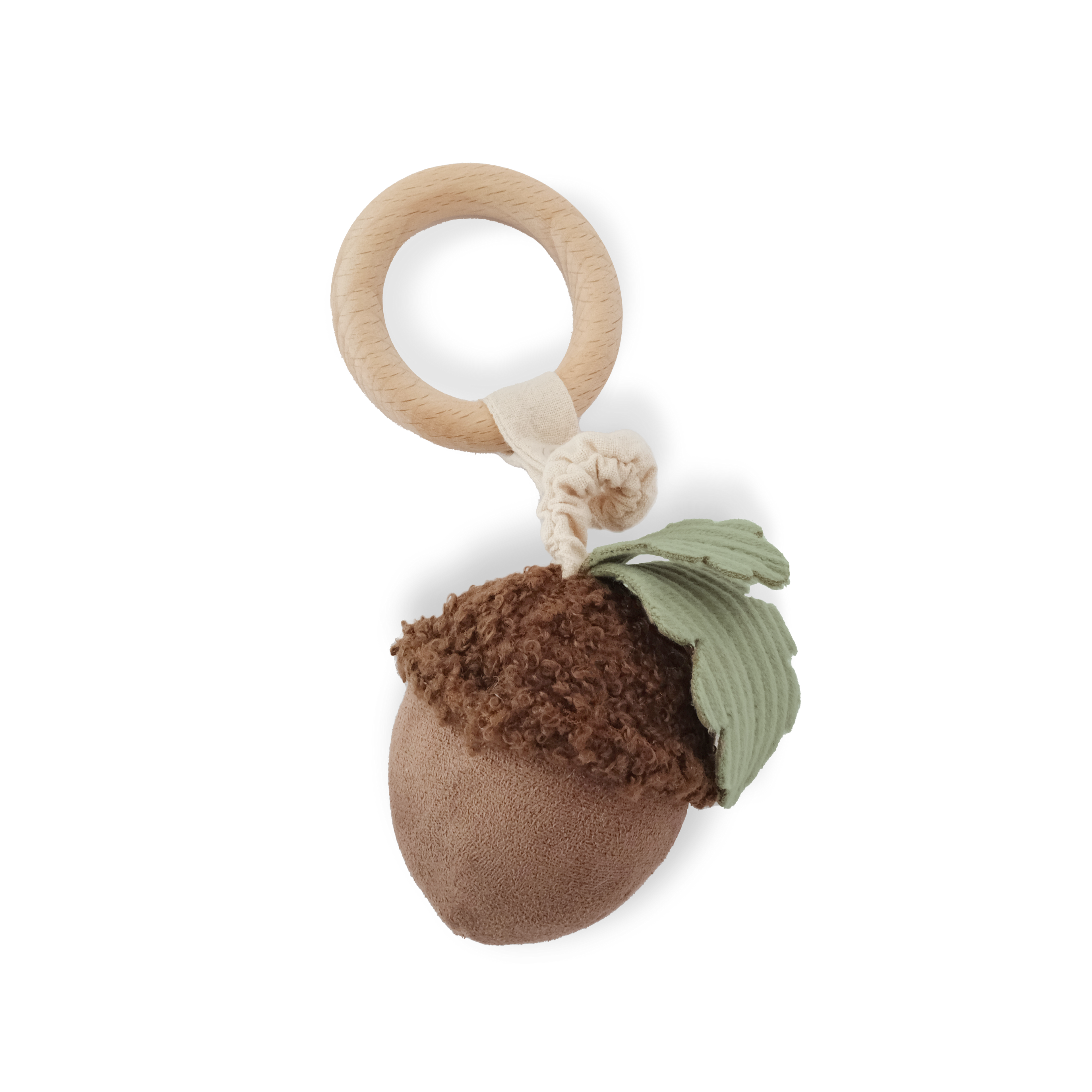 Acorn Handheld Baby Rattle