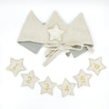 Linen Celebration Crown Light Blue