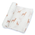 Stand Tall Baby Giraffe Muslin Cotton Blanket
