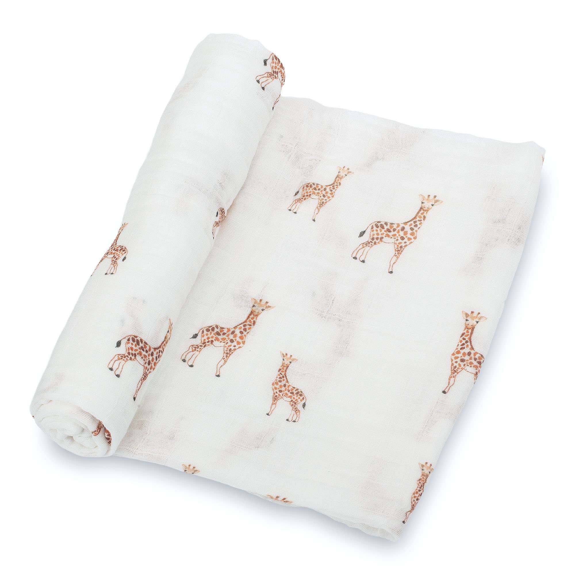 Stand Tall Baby Giraffe Muslin Cotton Blanket