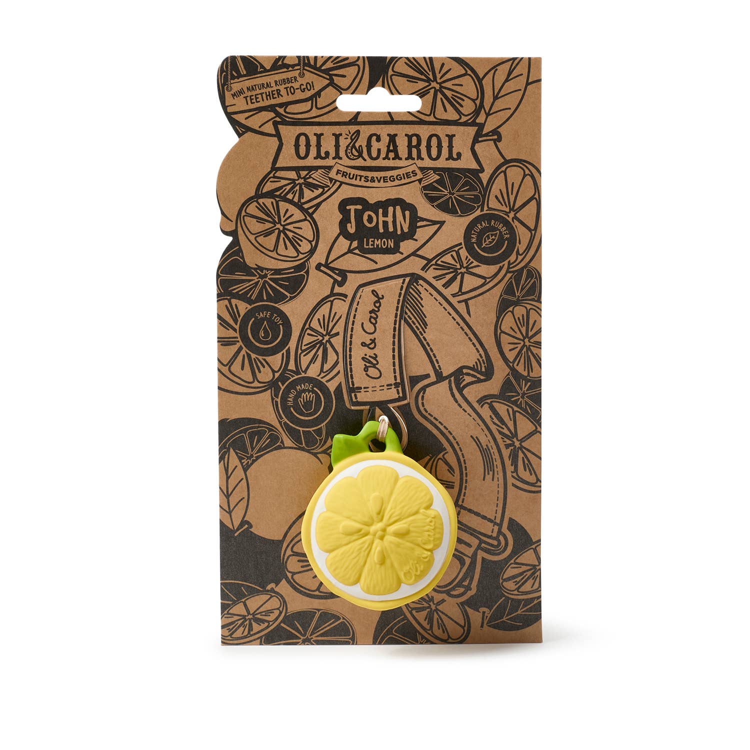 Lemon Mini Ergonomic Baby Teether