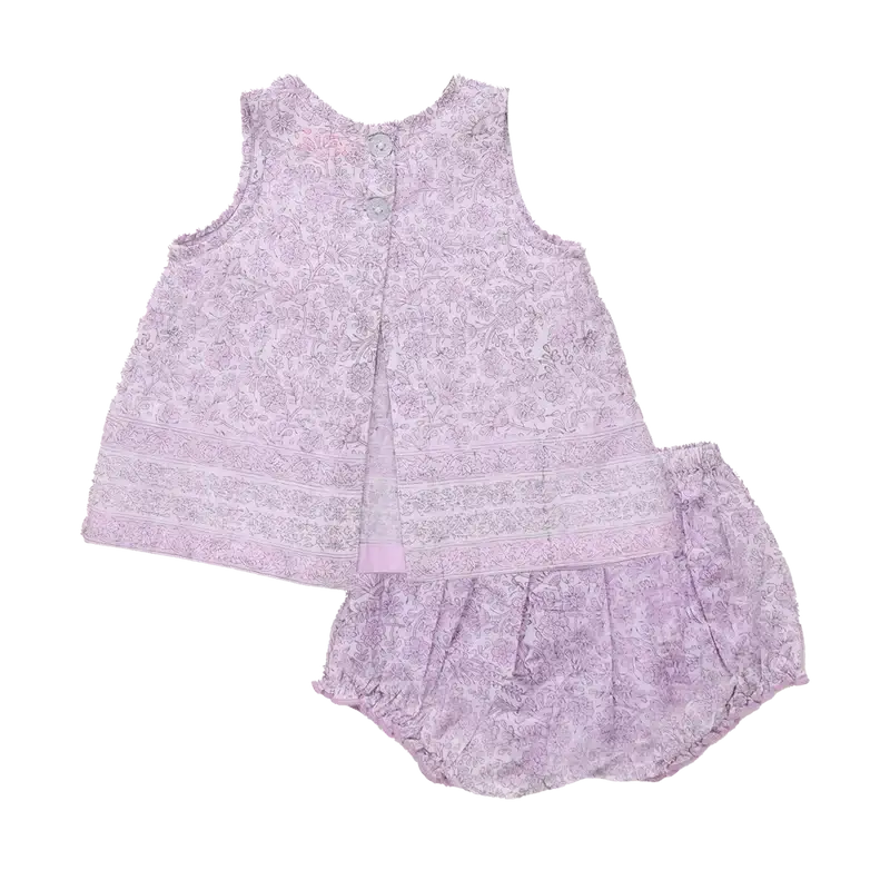 Baby Girls Jaipur 2-Piece Set - Lavender Garden Floral