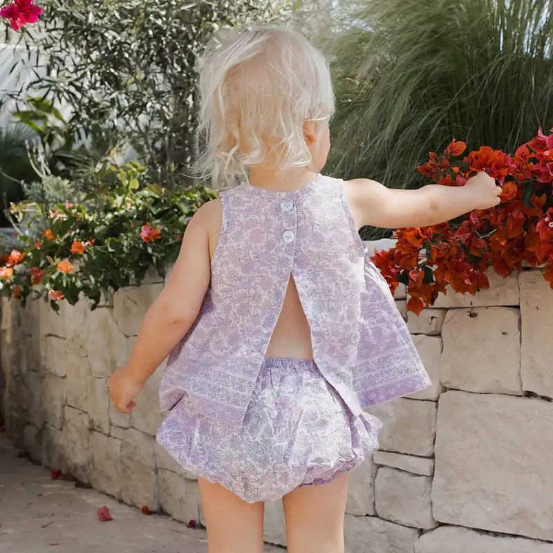 Baby Girls Jaipur 2-Piece Set - Lavender Garden Floral