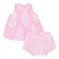 Baby Girls Jaipur 2-Piece Set - Pink Bouquet Floral