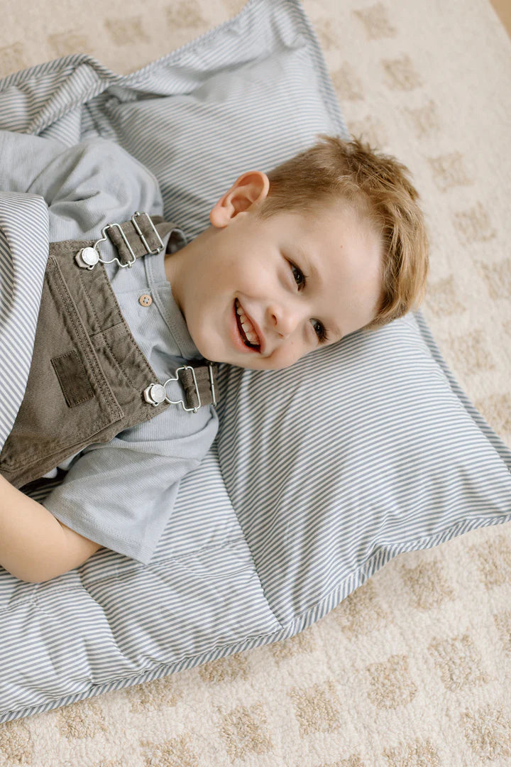 Organic Nap Mat - Modern Stripe