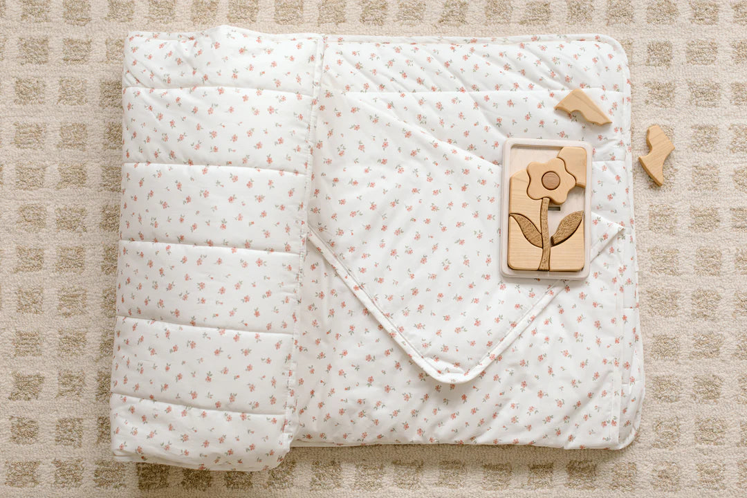 Organic Nap Mat - Petal
