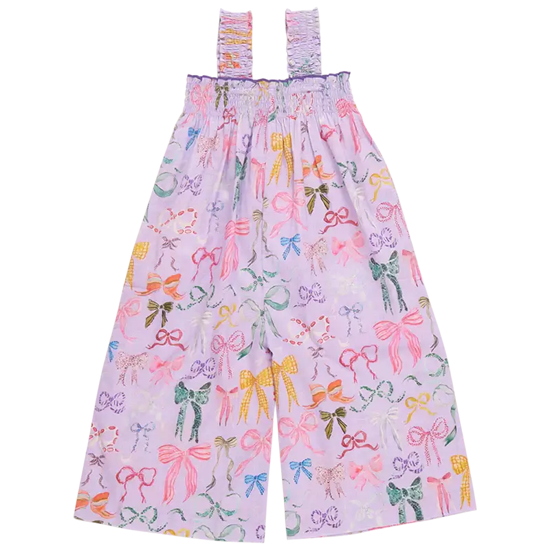 Girls Eleven Jumper - Lavender Watercolor Bows
