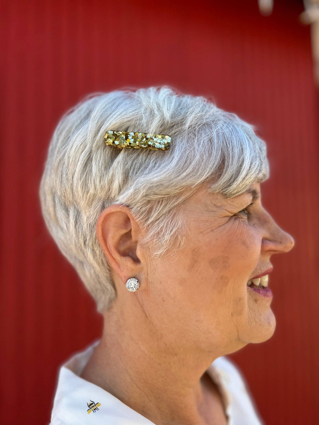 Mini Hair Clips - Gold