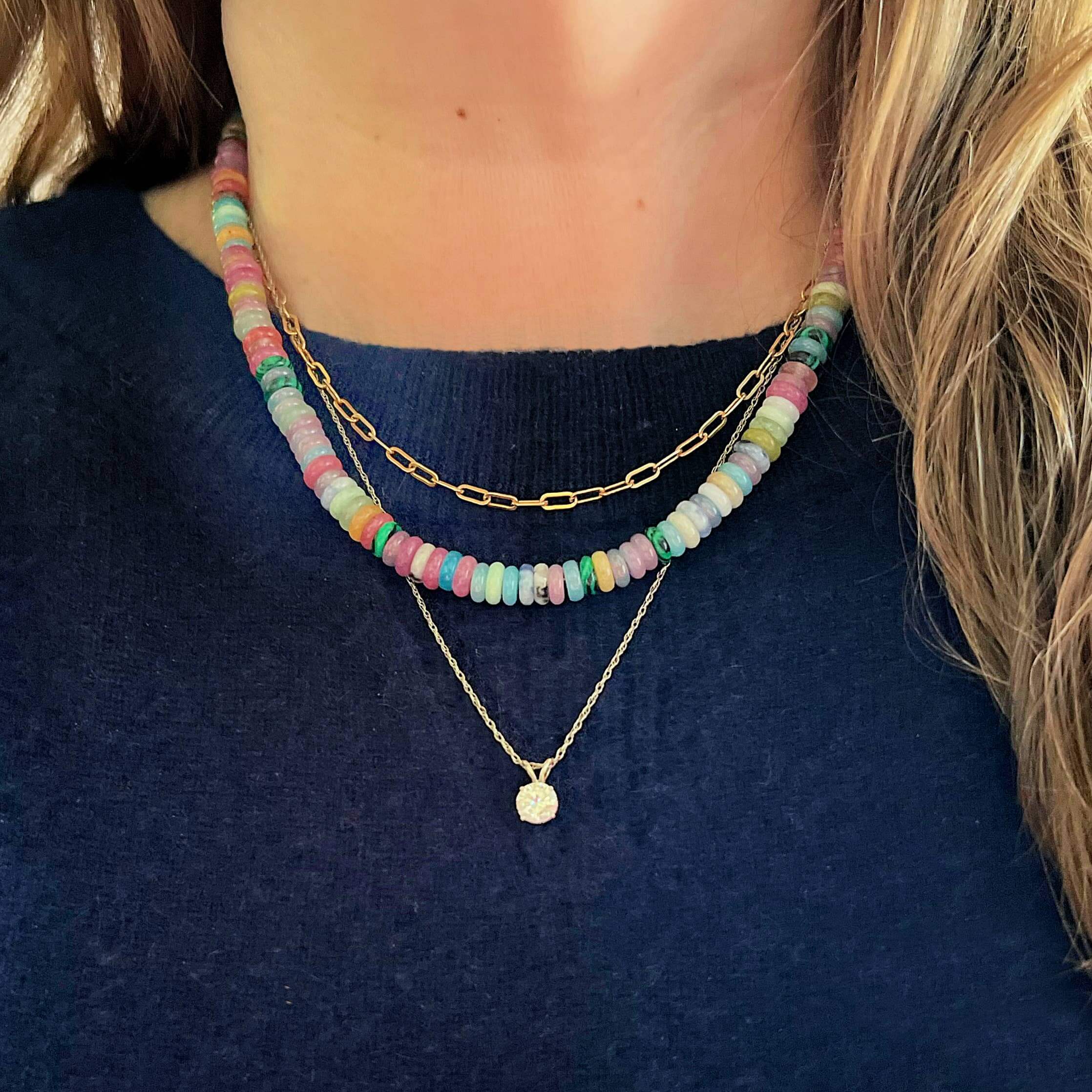 Gemstone Juice Necklaces | Rum Punch