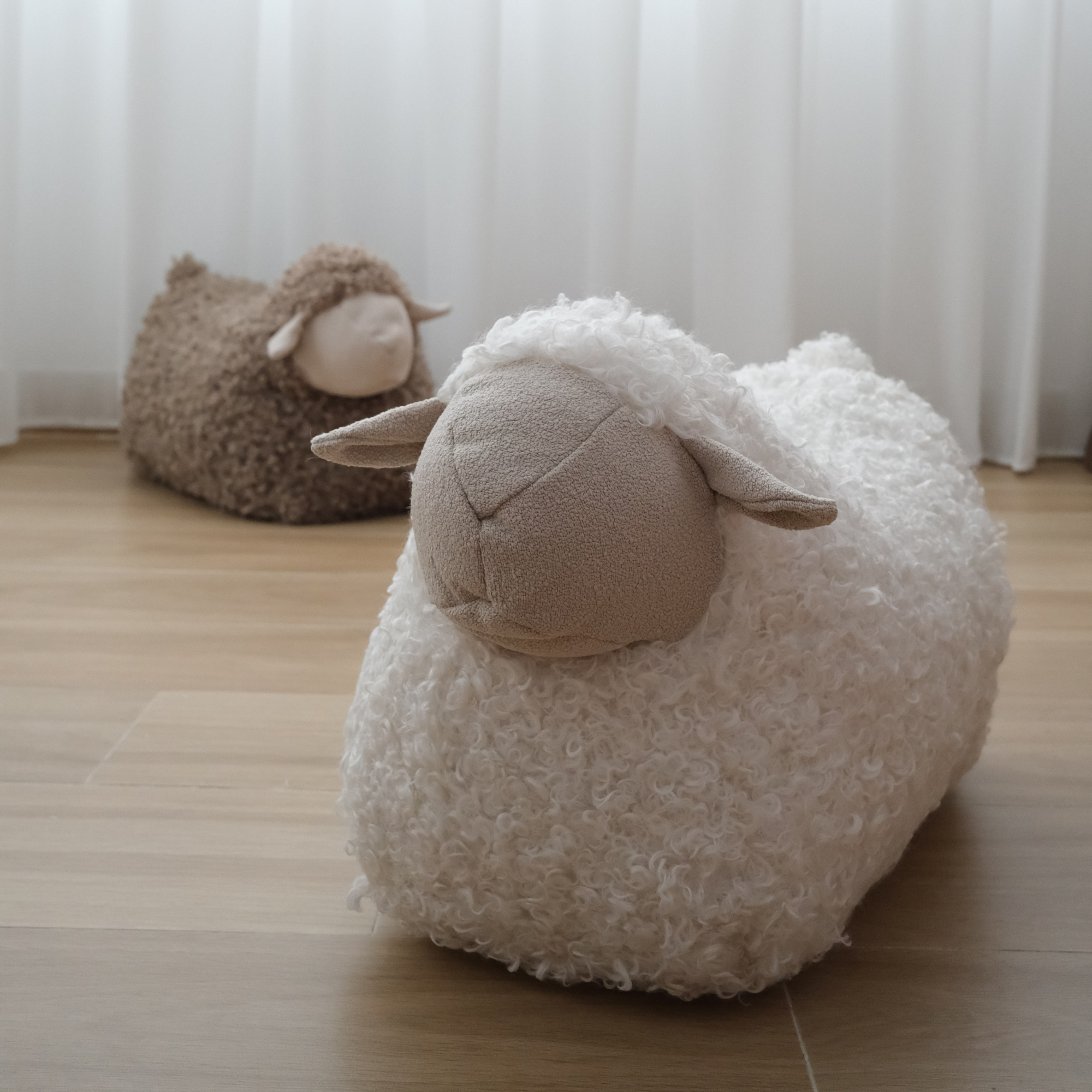 Baa Baa Sheep Pouff | Cream