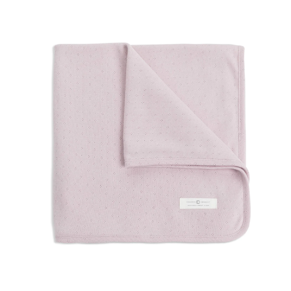 Pointelle Swaddle - Wisteria