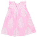 Girls Courtney Dress - Pink Bouquet Floral