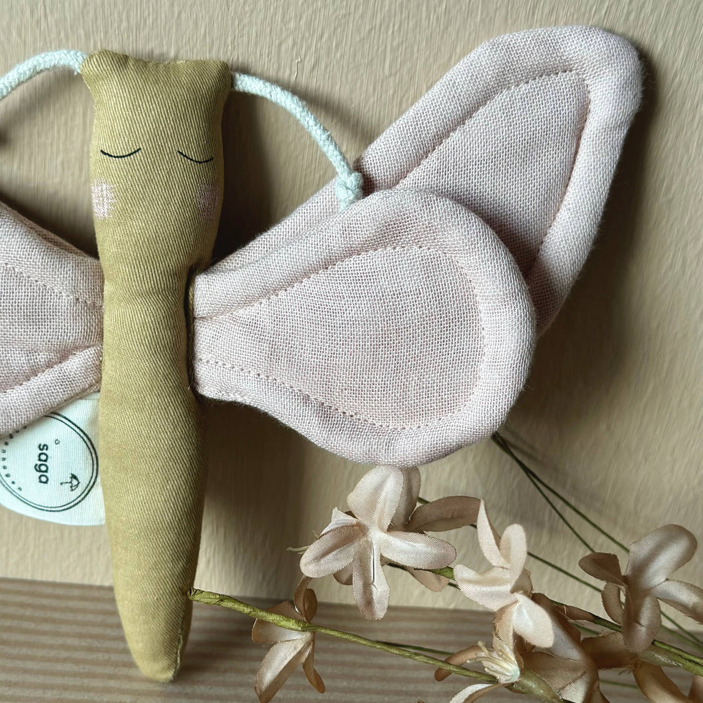 Butterfly Activity Baby Toy - Misty Rose