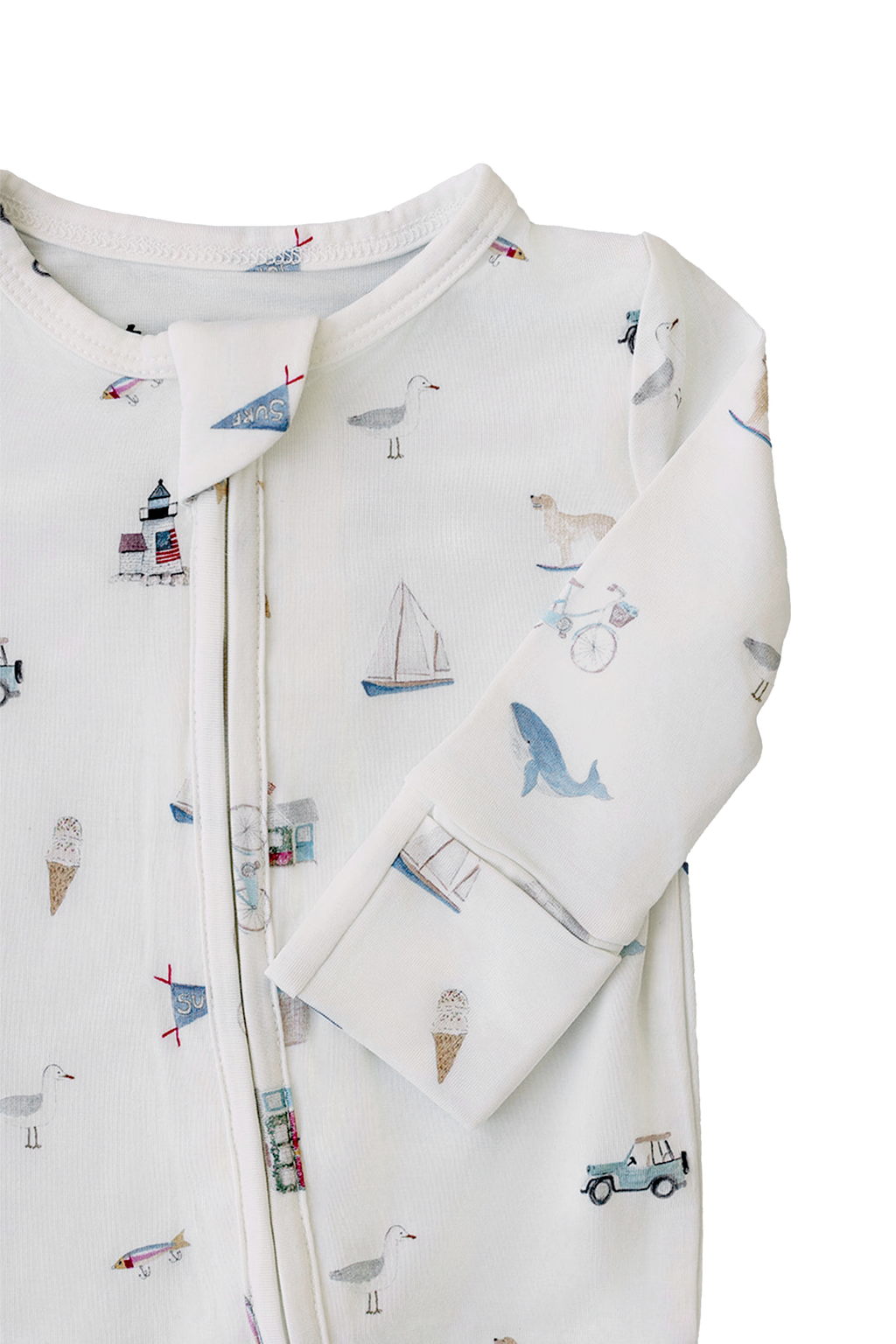Zip Footie | Nantucket Summer