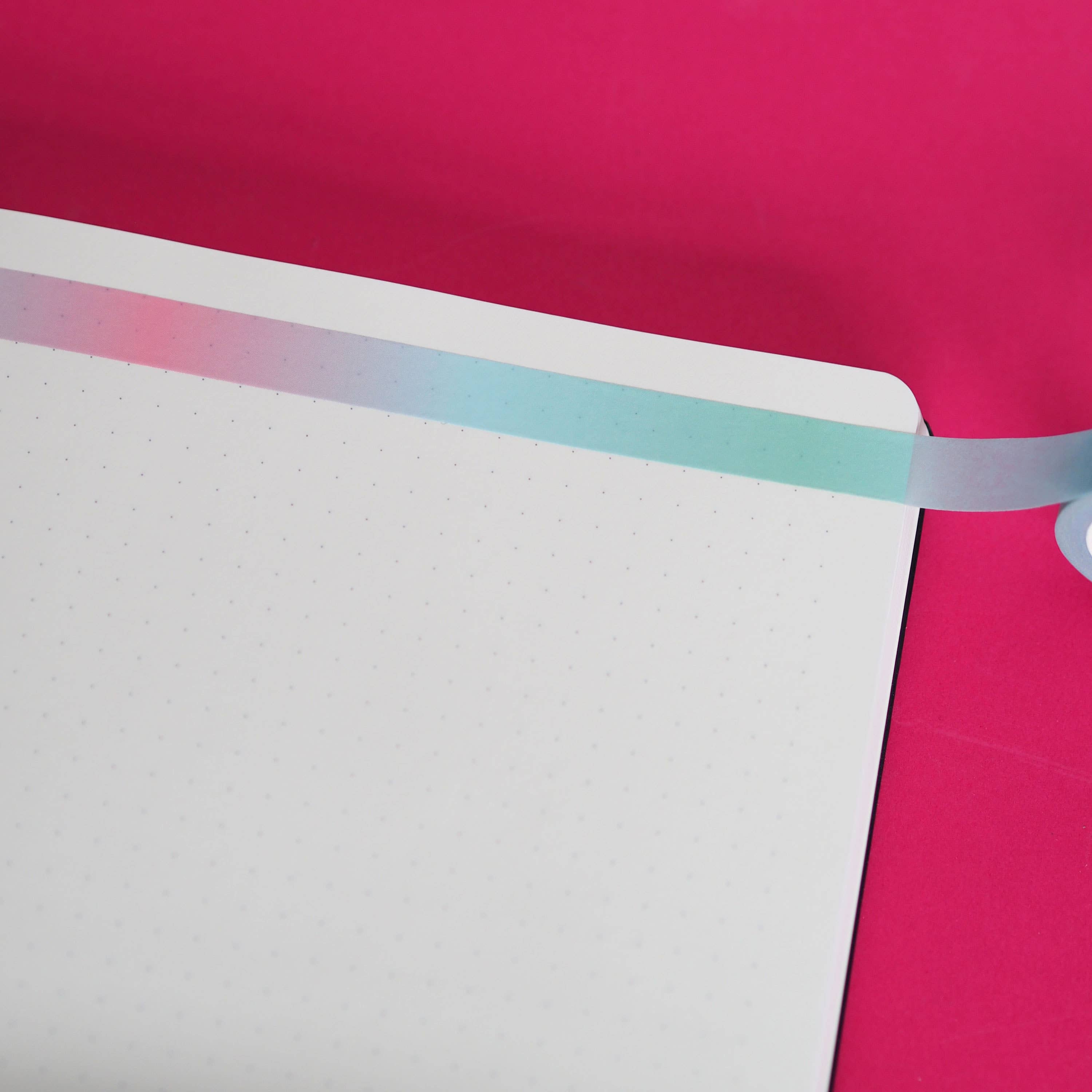 Cool Blue Ombre Gradient Washi Tape