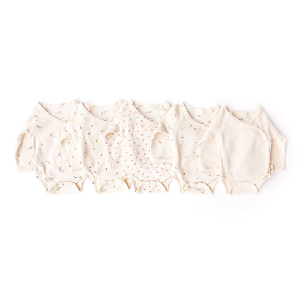 Organic Baby Bodysuit - Little Peach