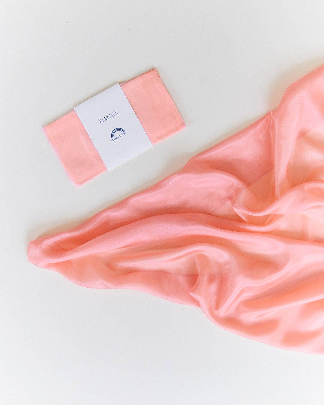 Playsilks - Open-Ended 100% Silk, Natural Waldorf Toys: Rose