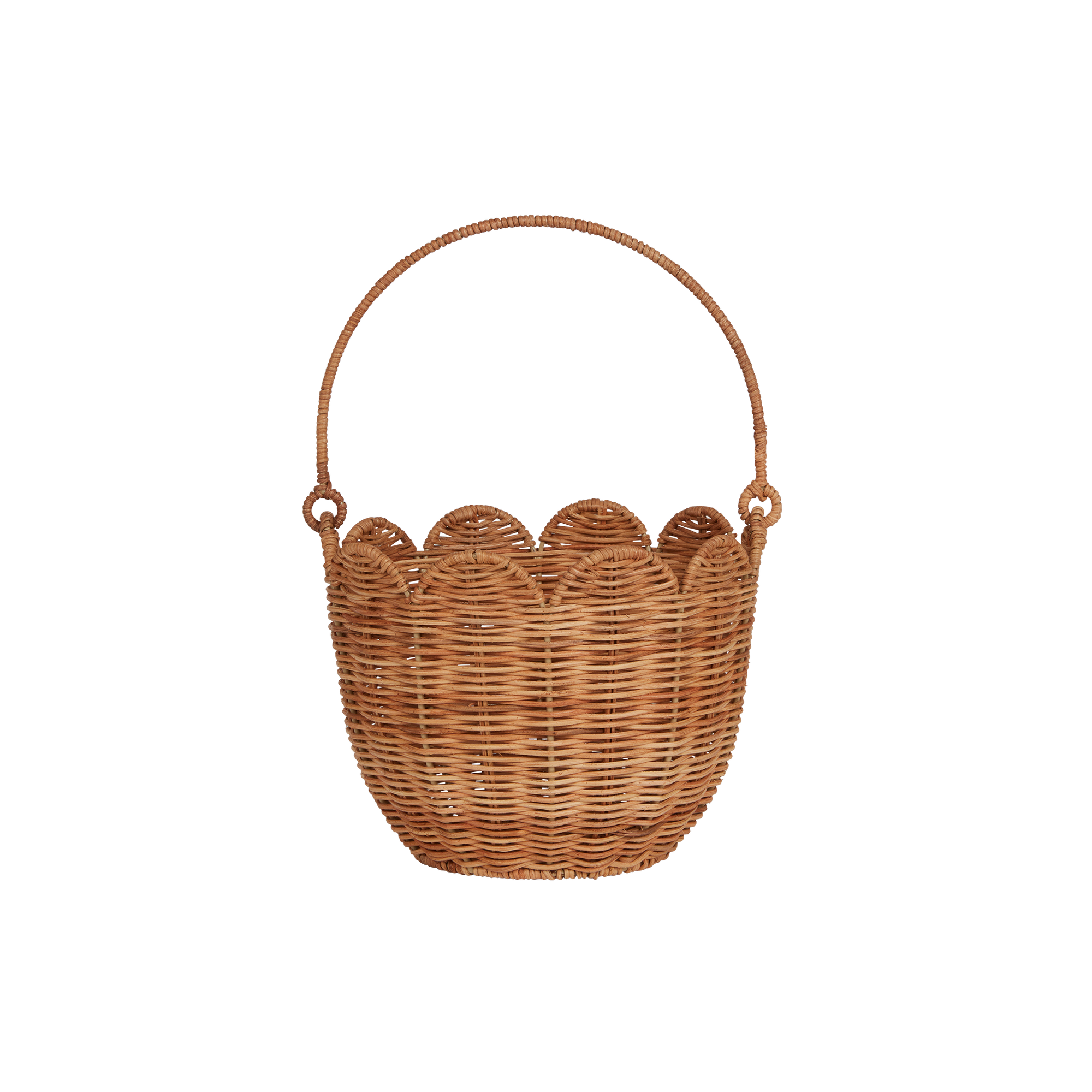 Rattan Tulip Carry Basket - Natural