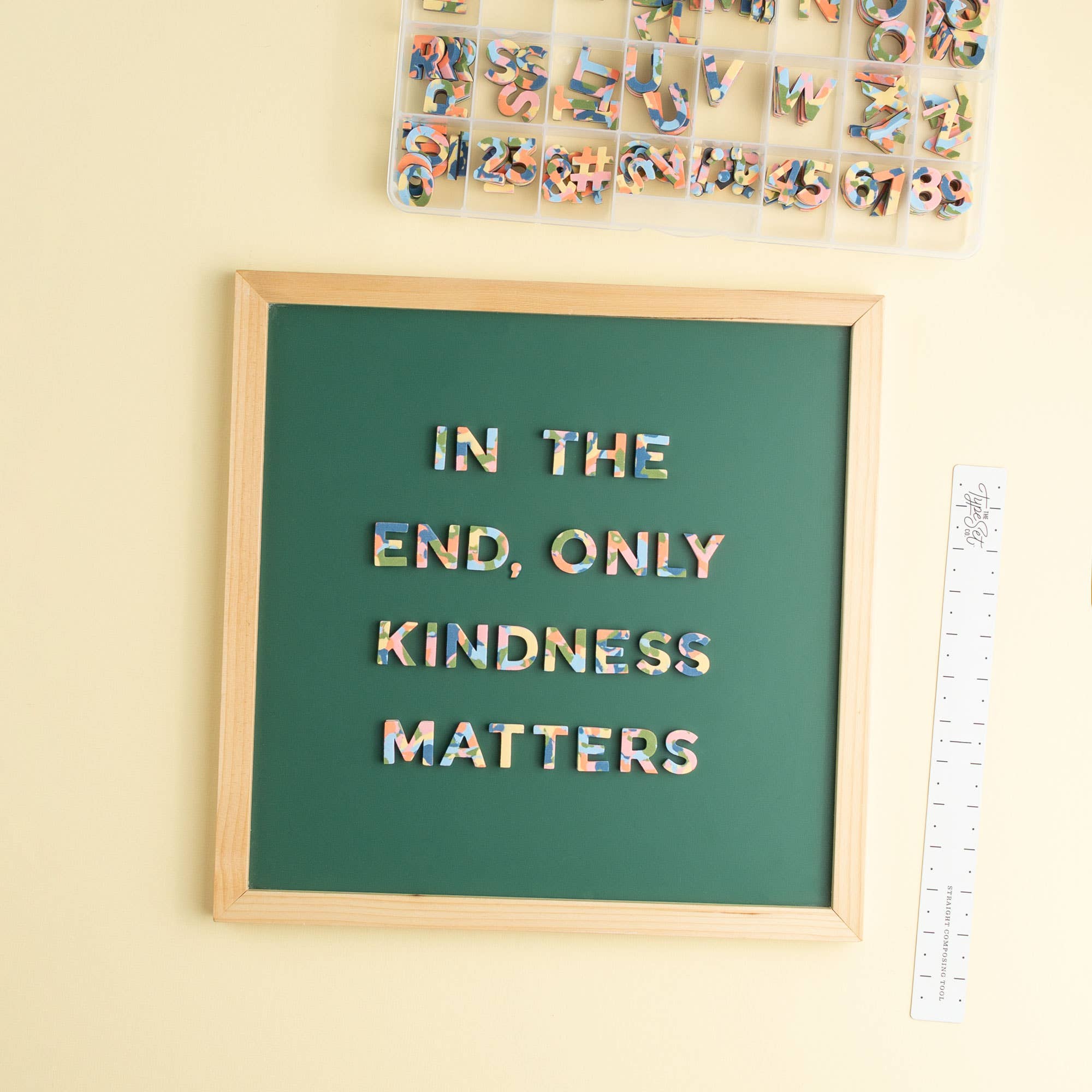 Confetti 200pcs 1-inch Magnetic Letters: Confetti Prep