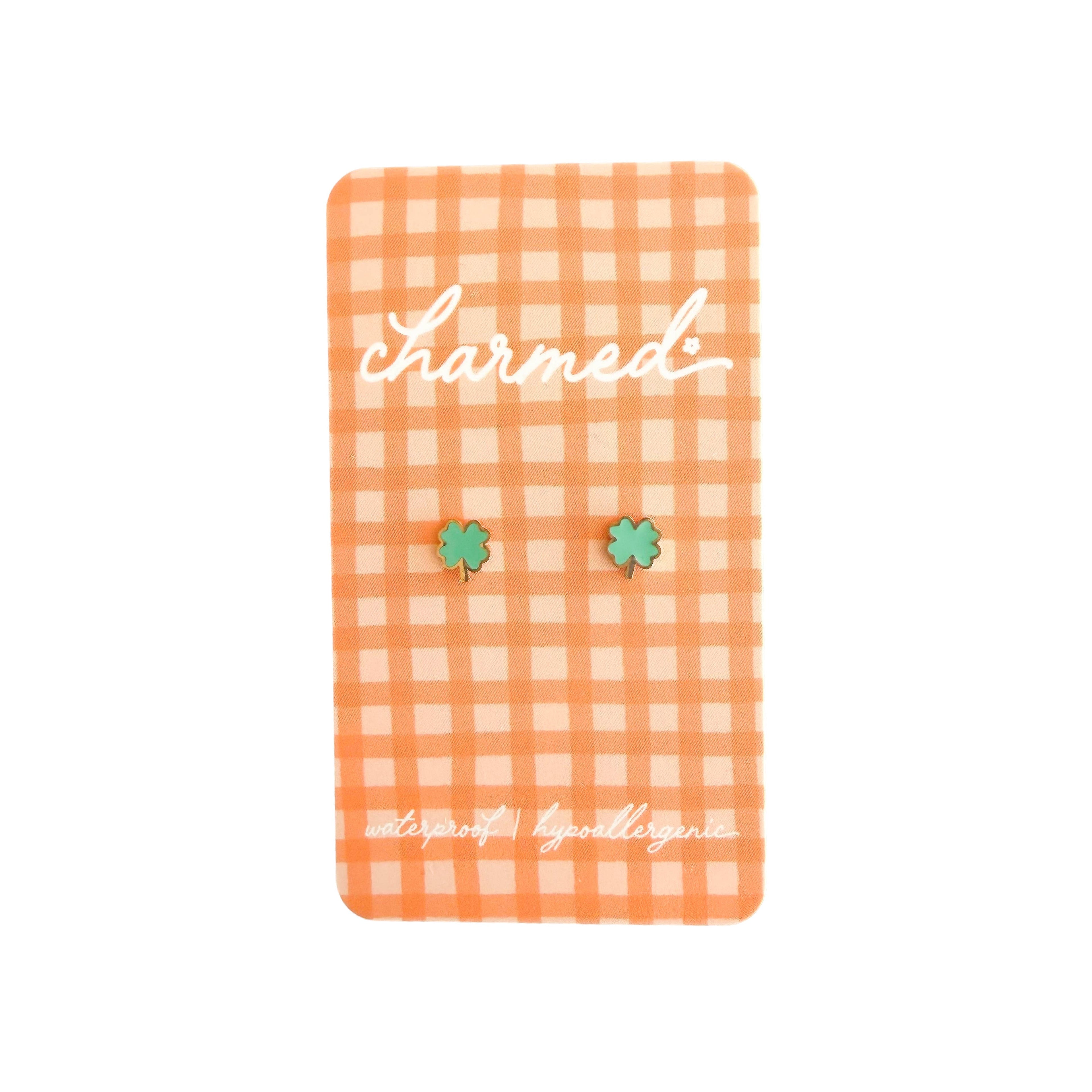 Four-Leaf Clover | Hypoallergenic & Screw-back