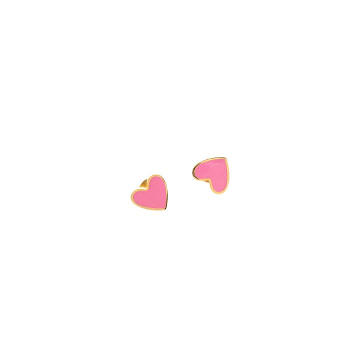 Neon Heart Earrings