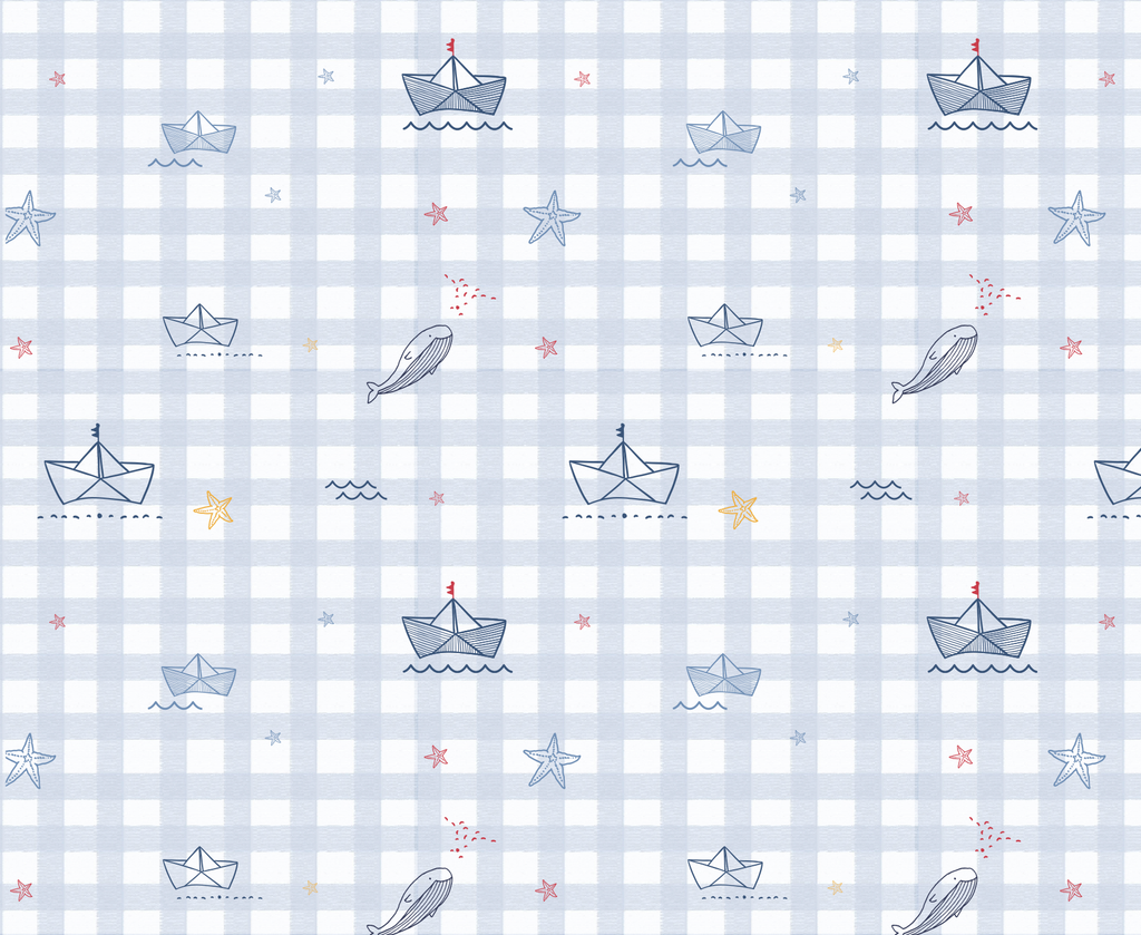 Sailors Pima Baby Bib