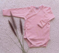 Long Sleeve Kimono Bodysuit - Pink