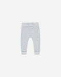 Knit Pant | Heathered Dusty Blue