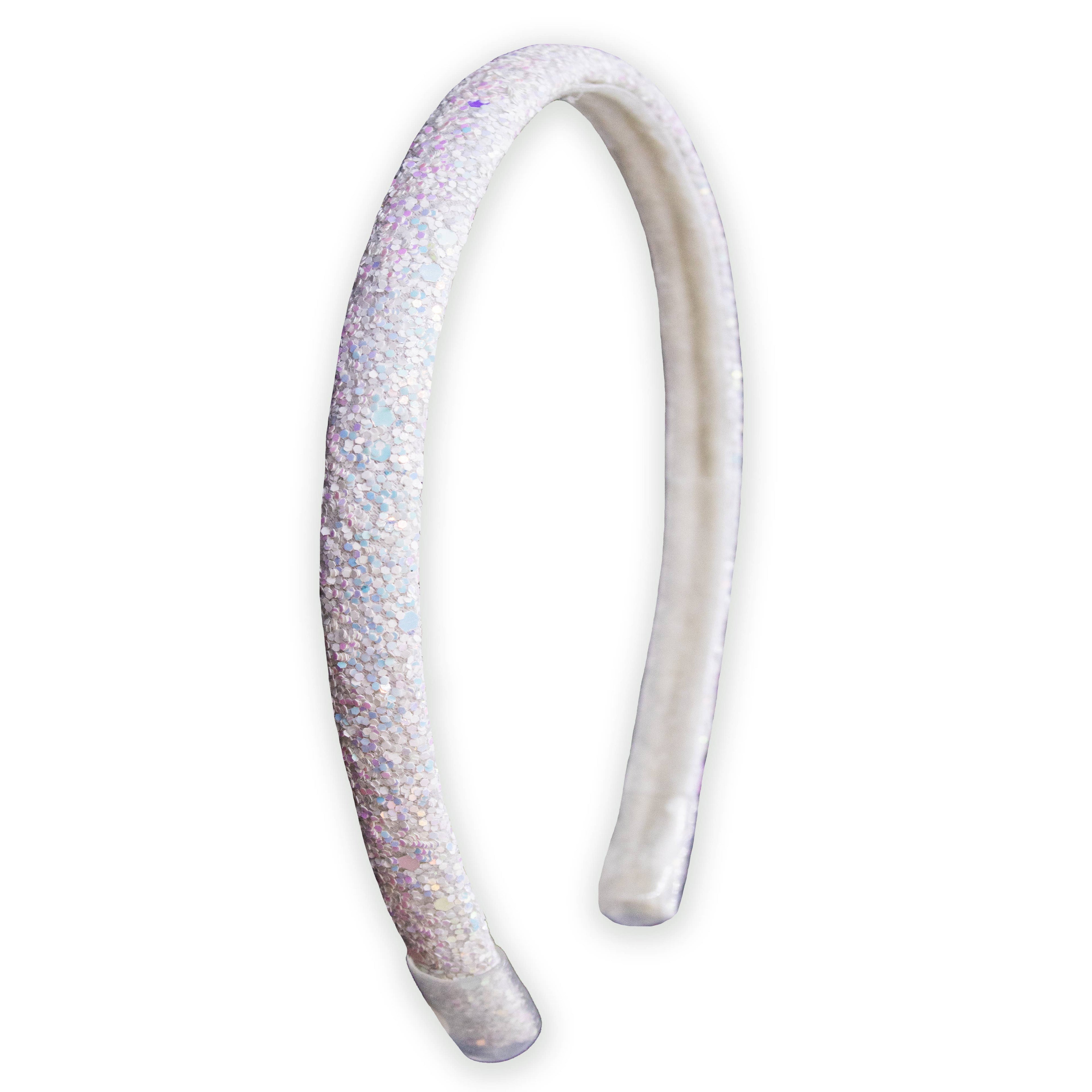 Thin Glitter Headband | Pink