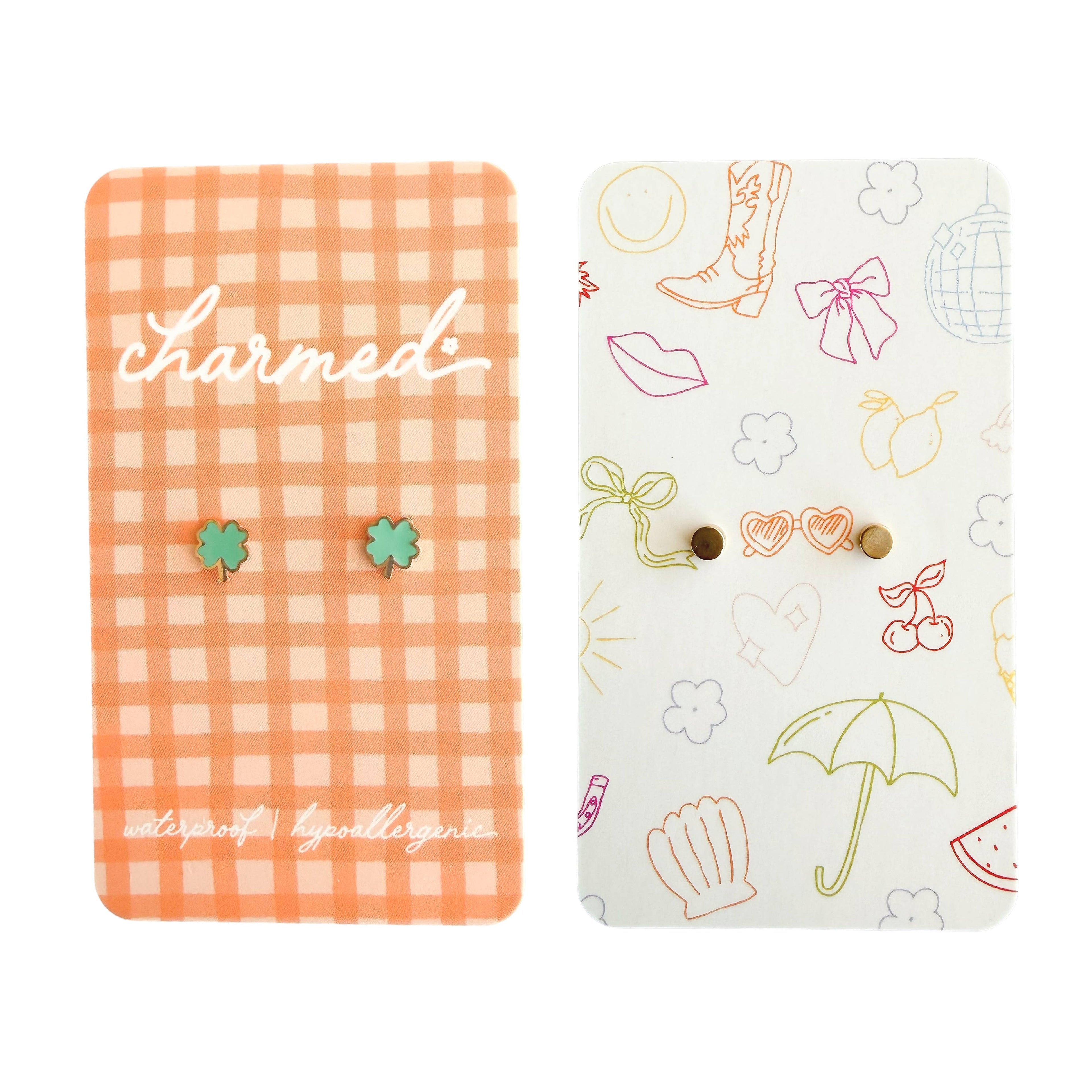 Four-Leaf Clover | Hypoallergenic & Screw-back